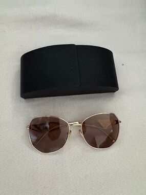 Rose Gold Prada Sunglasses